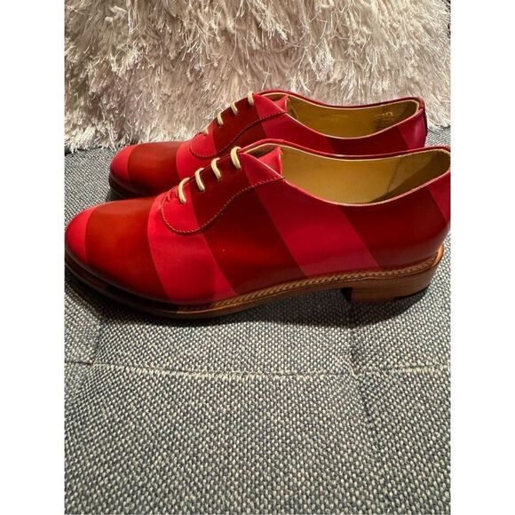 The Office of Angela Scott Mr Smith in Garnet red pink 37.5 / 7.5 new without bo - Picture 4 of 12